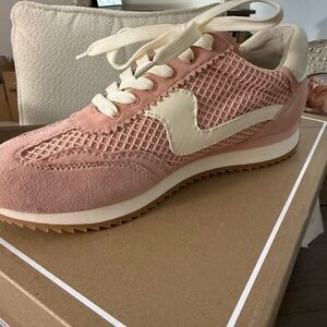 Dolce Vita Pink and Cream Sneakers